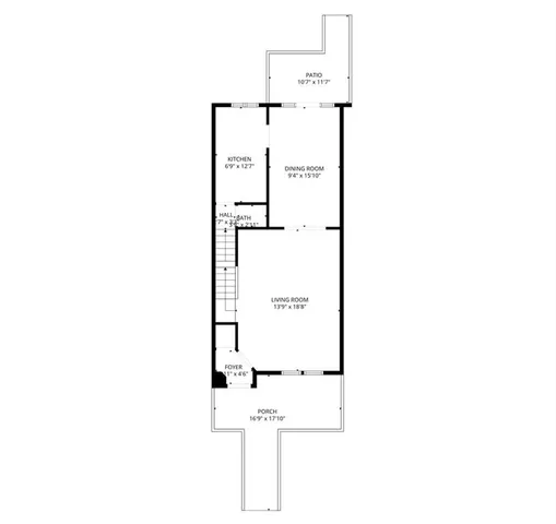 a picture of a floor plan