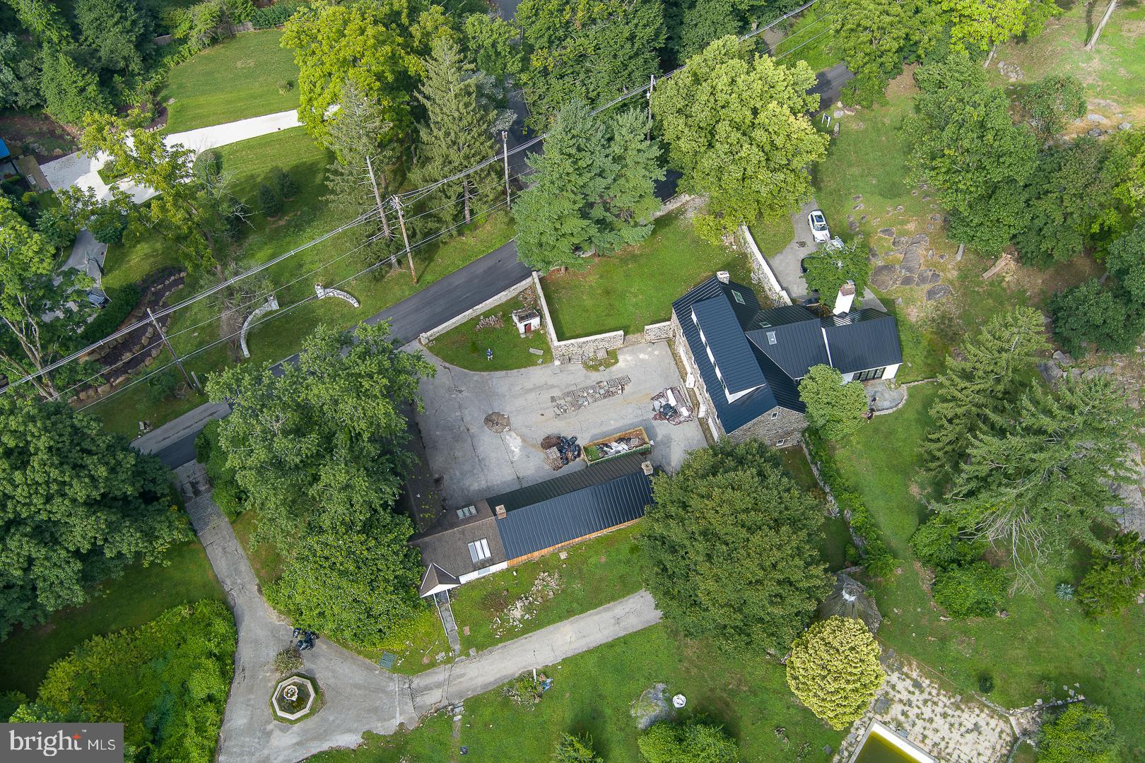 1445 Mt Pleasant Road Villanova, PA 19085 - Photo 7 of 7 an aerial view of a house with a yard