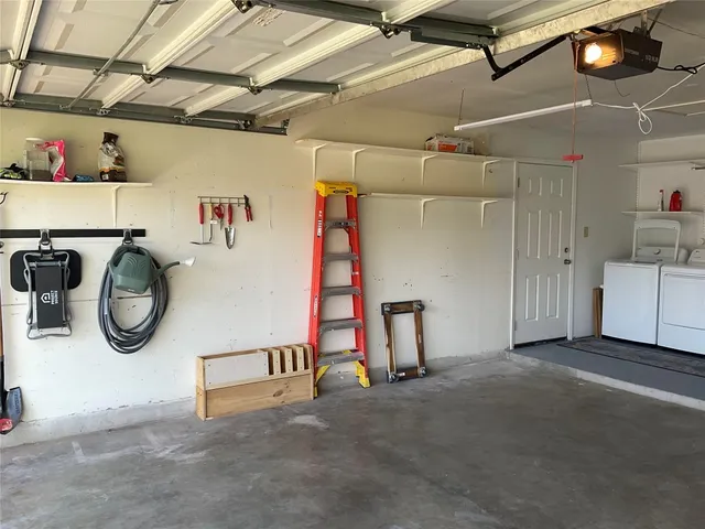 a view of storage and utility room