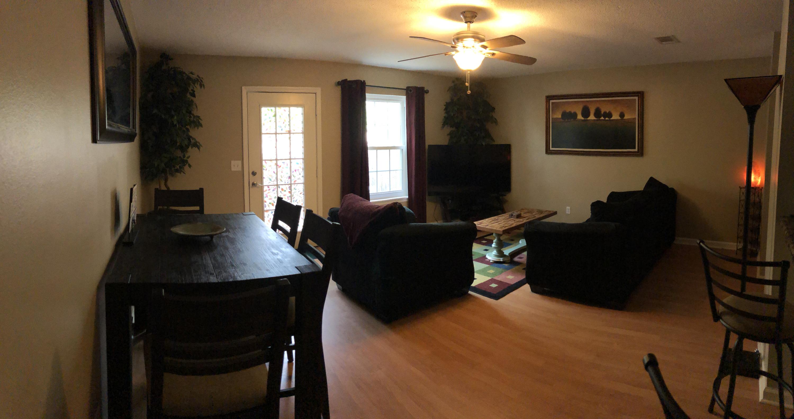 506 Keystone Road Mary Esther, FL 32569 - Photo 2 of 17 a living room with furniture and a flat screen tv