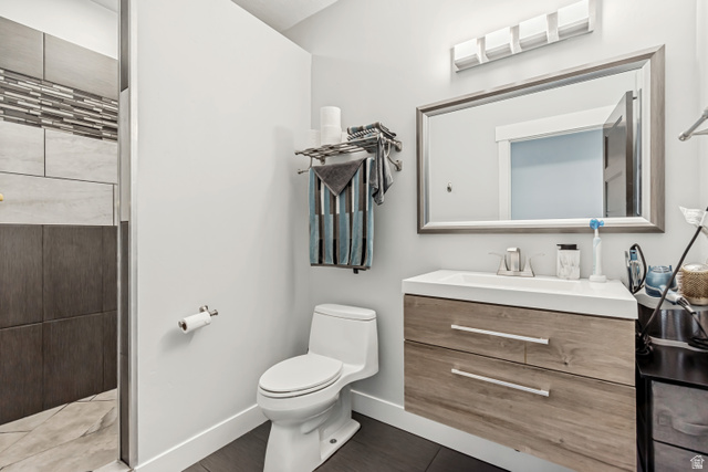 1526 South 500 West Mapleton, UT 84664 - Photo 35 of 54 Full bath featuring vanity and toilet