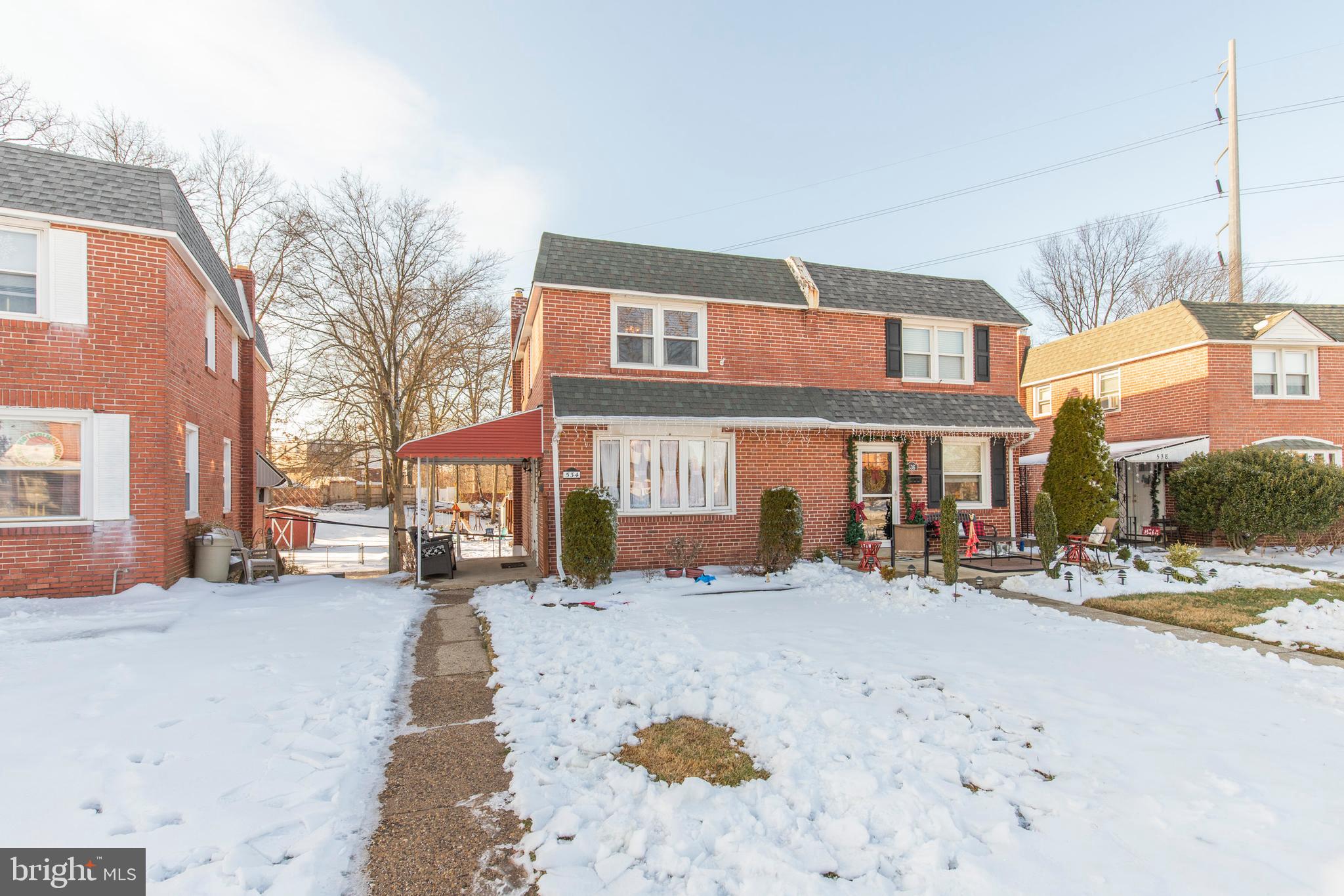 534 Michell Street Ridley Park, PA 19078 - Photo 1 of 30 Well maintained Brick Twin