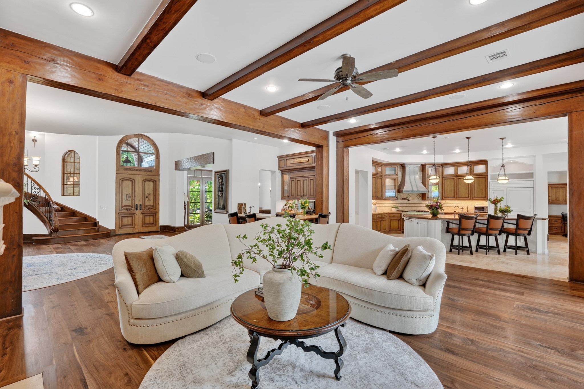 247 South Fazio Way Spring, TX 77389 - Photo 21 of 50 a living room with furniture and wooden floor