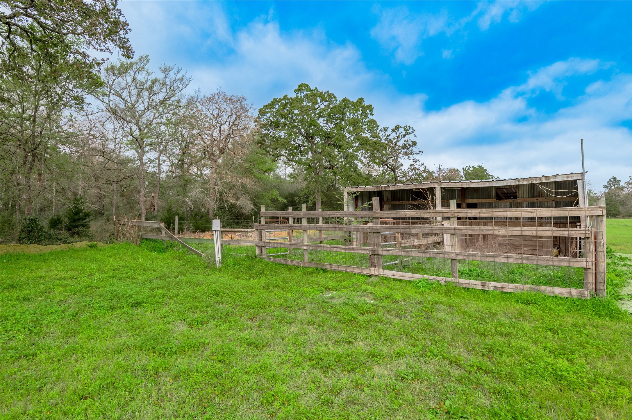 758 Wire Road Huntsville, TX 77320 - Photo 32 of 44 a view of a house with a backyard