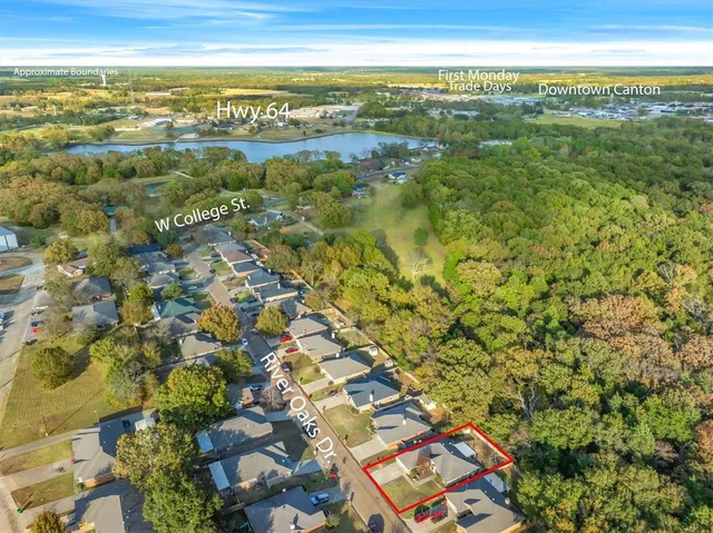 a view of city and ocean