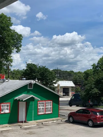 a car parked on the side of a street
