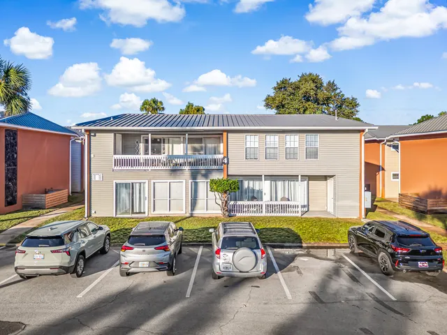 a car parked in front of a house