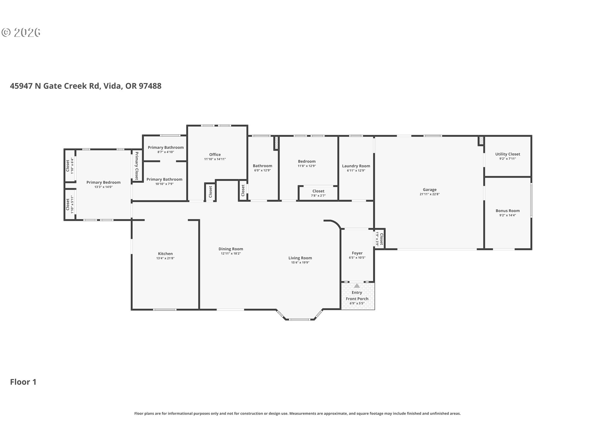 45947 North Gate Creek Road Vida, OR 97488 - Photo 48 of 48
