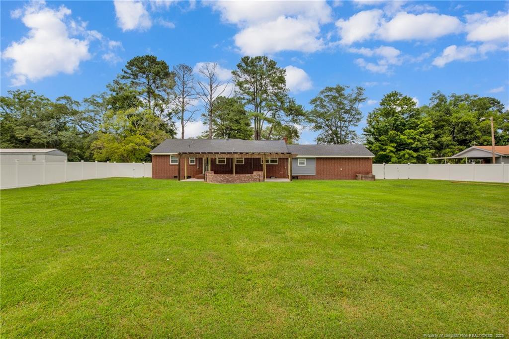 309 Cornith Road Pembroke, NC 28372 - Photo 38 of 40 a view of a house with a big yard