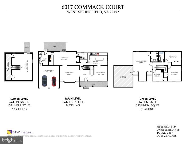6017 Commack Court Springfield, VA 22152 - Photo 59 of 59 Floor Plan