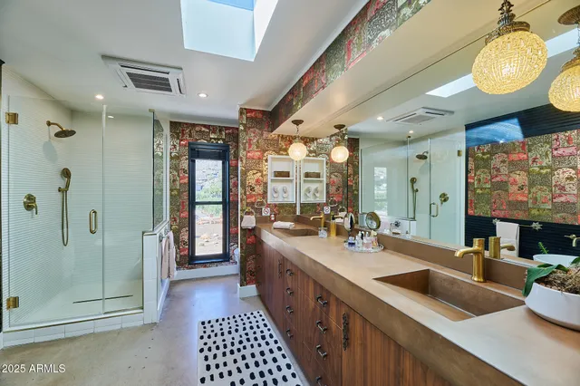 a bedroom with furniture and windows