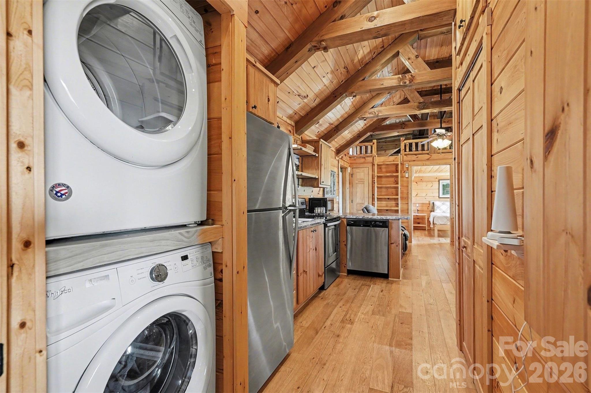 807 C E Stewart Road Clover, SC 29710 - Photo 16 of 25 a view of a storage & utility room with a washer dryer