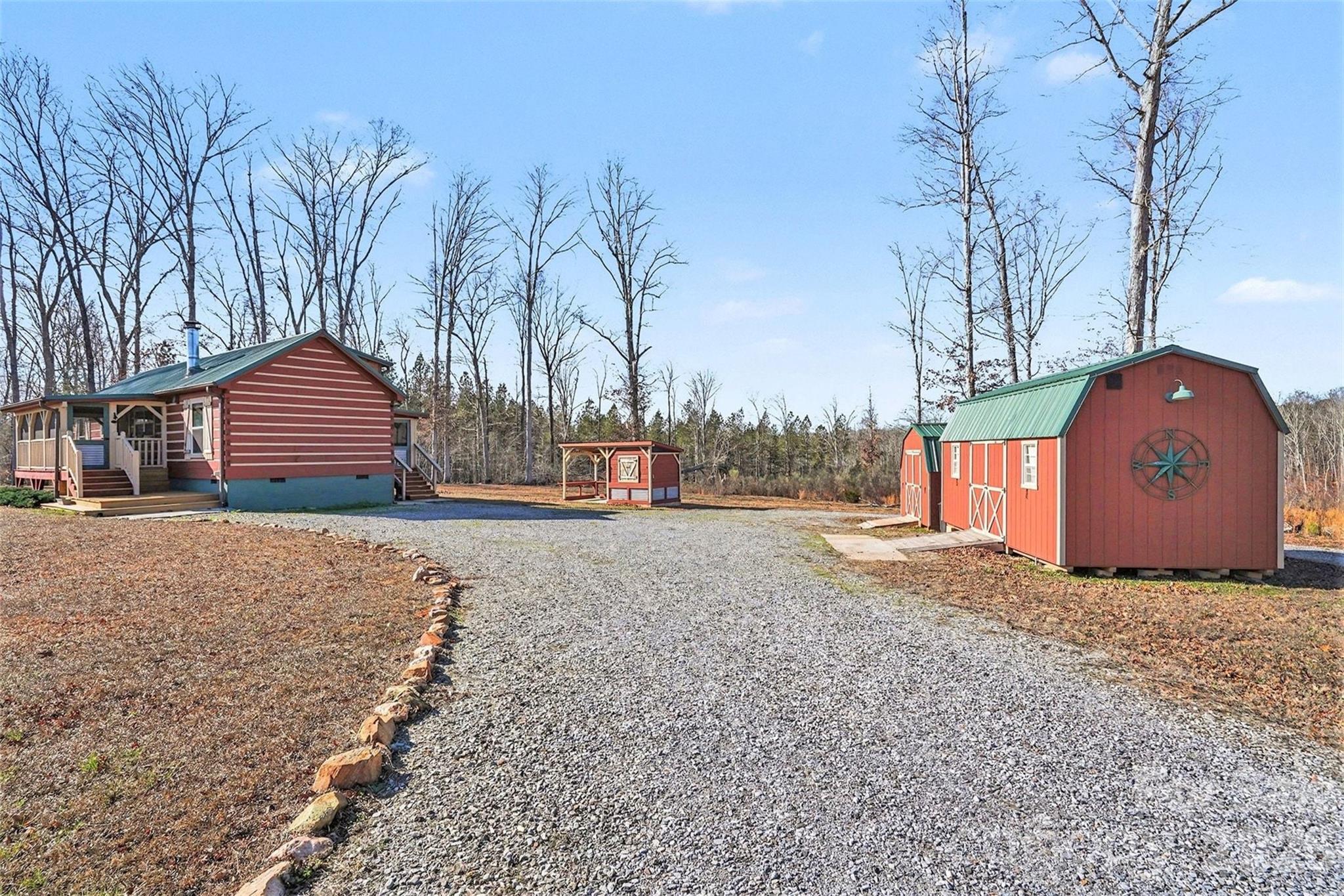 807 C E Stewart Road Clover, SC 29710 - Photo 25 of 25 a house view with a yard covered in snow