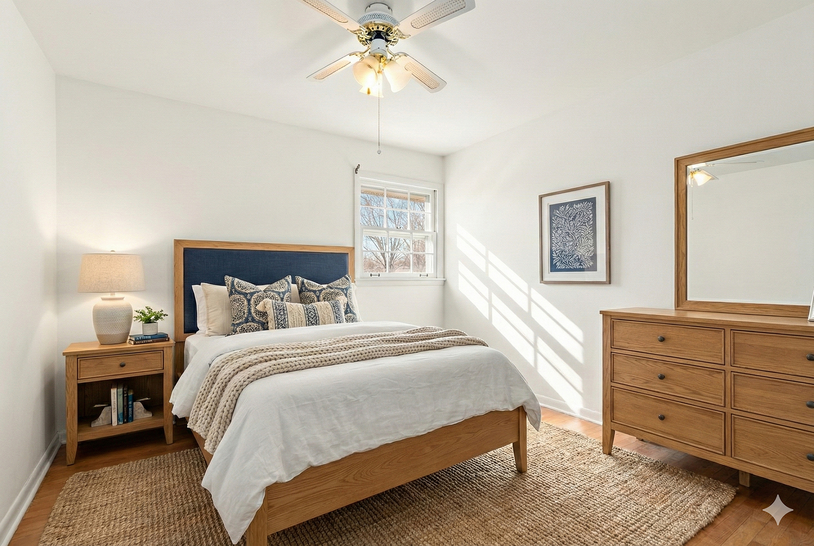 558 Birchwood Road Frankfort, IL 60423 - Photo 10 of 16 a bedroom with a bed and a chandelier