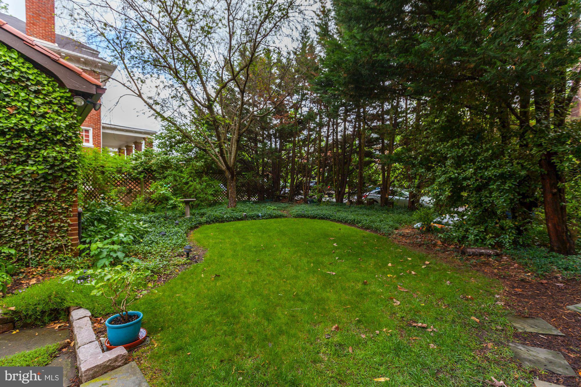 1743 Webster Street Northwest Washington, DC 20011 - Photo 24 of 24 a view of a backyard with a garden