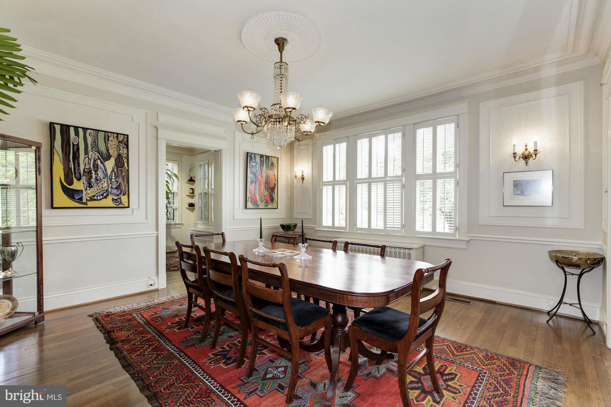 1743 Webster Street Northwest Washington, DC 20011 - Photo 6 of 24 a view of a dining room with furniture