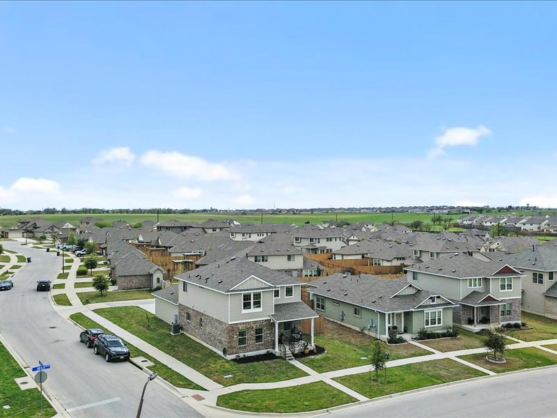 8201 Daisy Cutter Crossing Georgetown, TX 78626 - Photo 30 of 31 Aerial view of residential area
