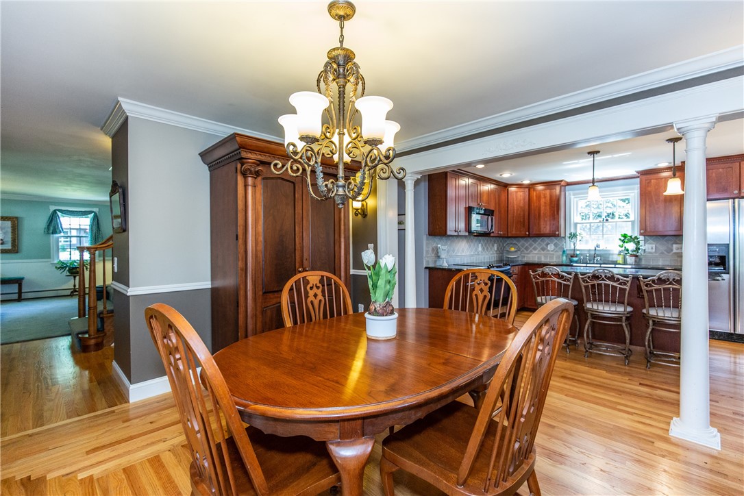 65 Thunder Trail Cranston, RI 02921 - Photo 9 of 49 Dining room with hardwood floors