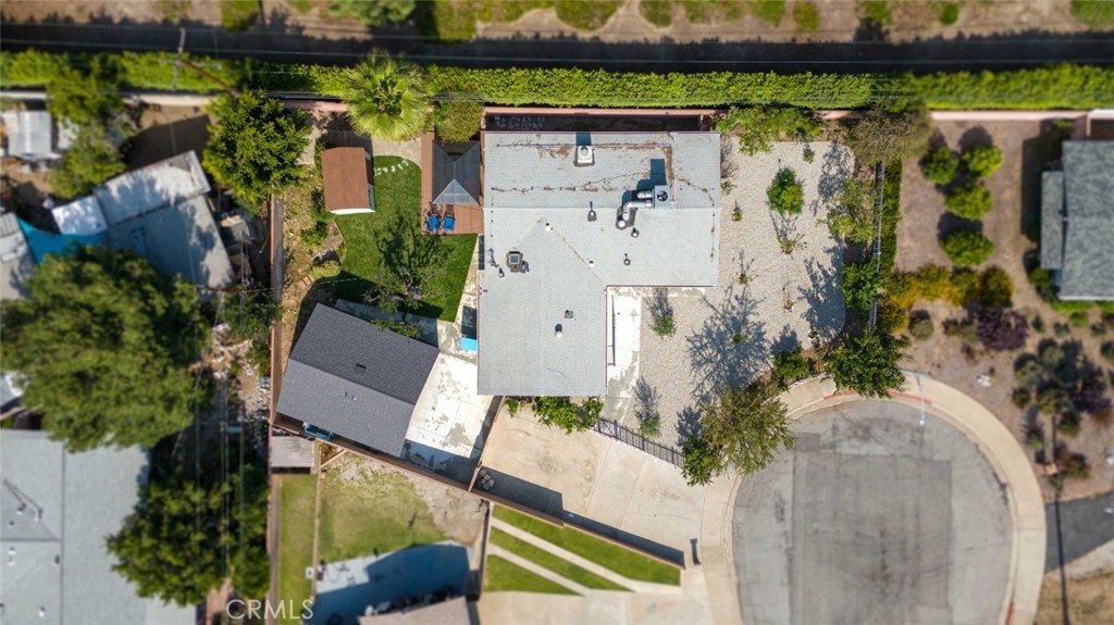 301 West Ashby Street Azusa, CA 91702 - Photo 6 of 75 an aerial view of a house with a yard basket ball court