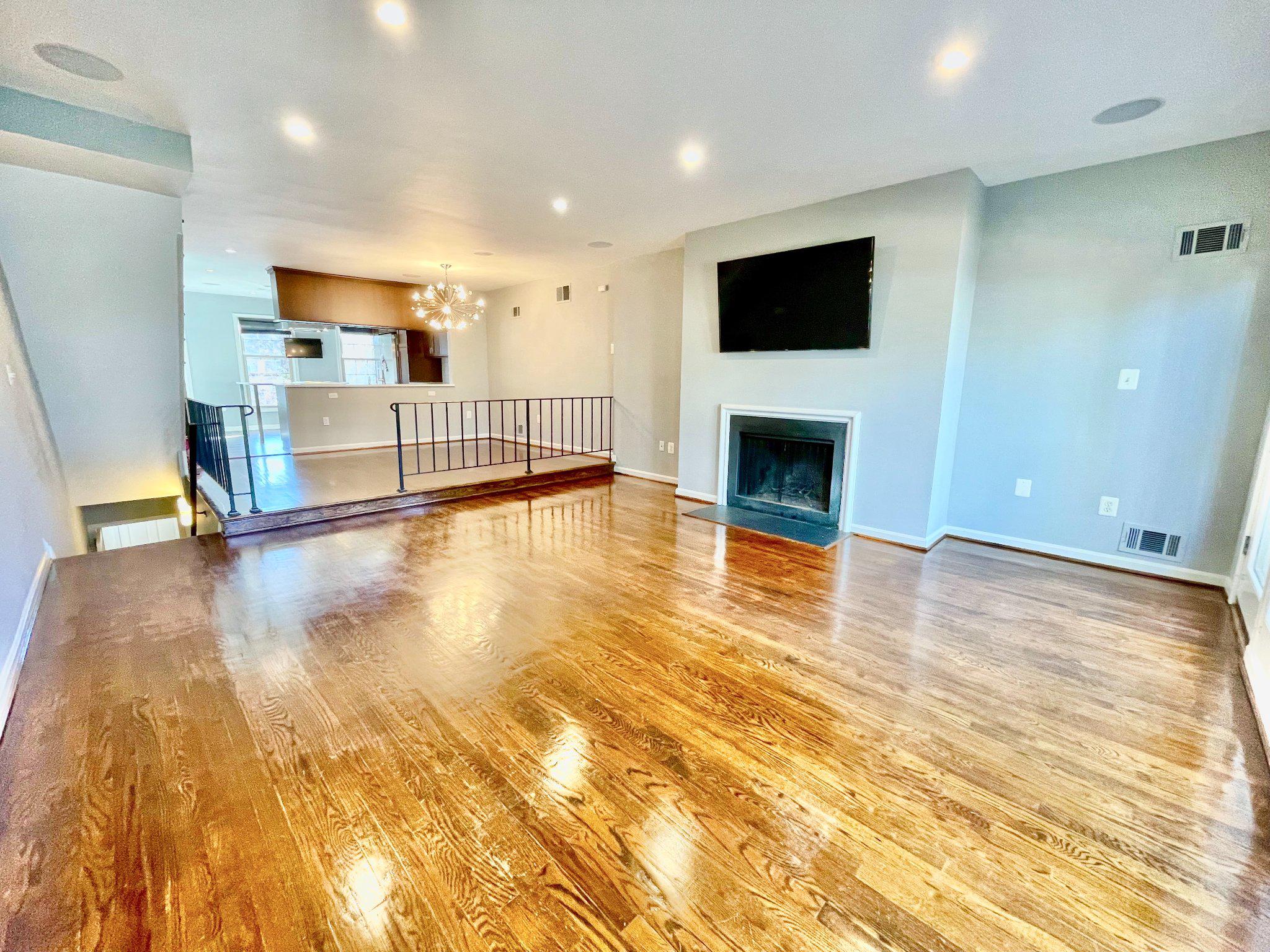 1228 C Street Southeast Washington, DC 20003 - Photo 7 of 24 Living Room and Dining Room