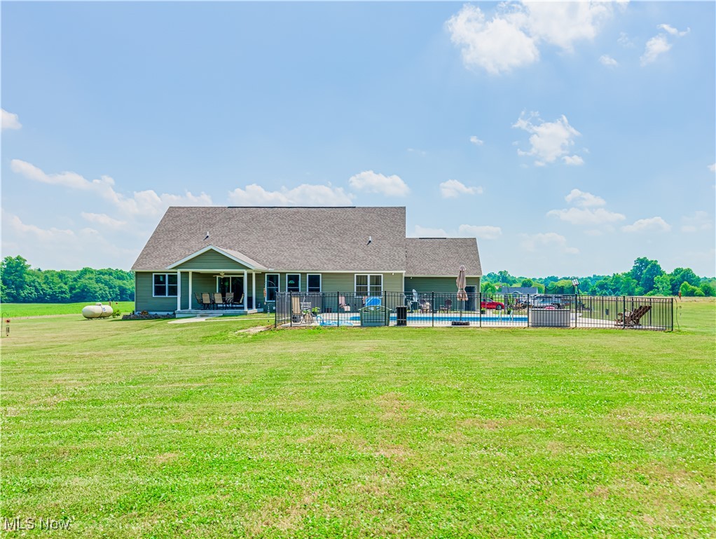 961 Industry Road Atwater, OH 44201 - Photo 35 of 50 Back of property with a patio area