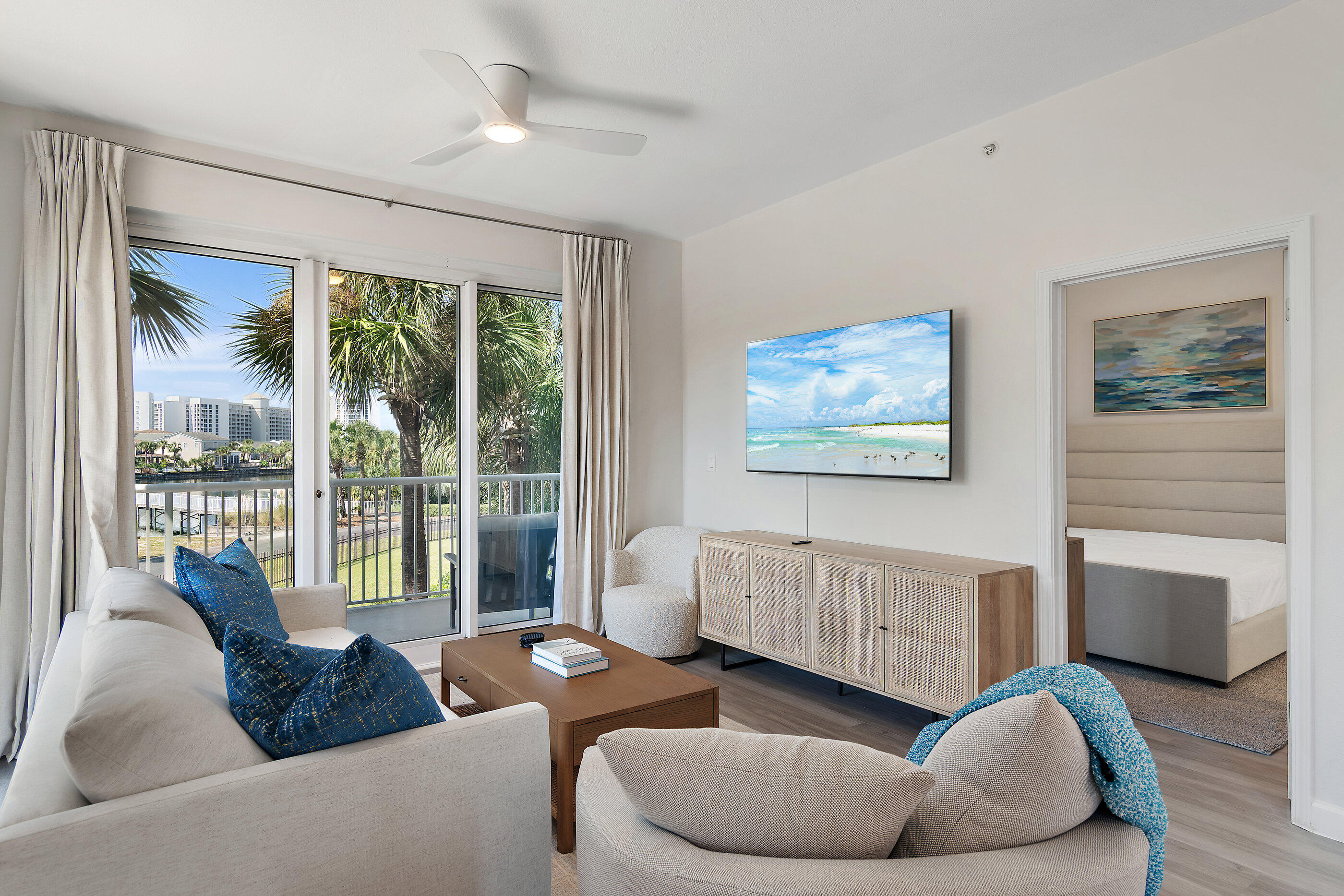 970 Highway 98, Unit 107 Destin, FL 32541 - Photo 4 of 28 a living room with furniture and a large window