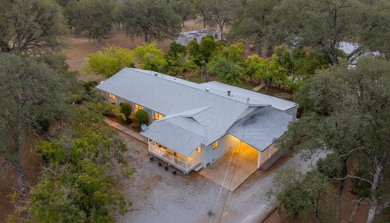 9807 Logan Road Palo Cedro, CA 96073 - Photo 25 of 53 an aerial view of a house