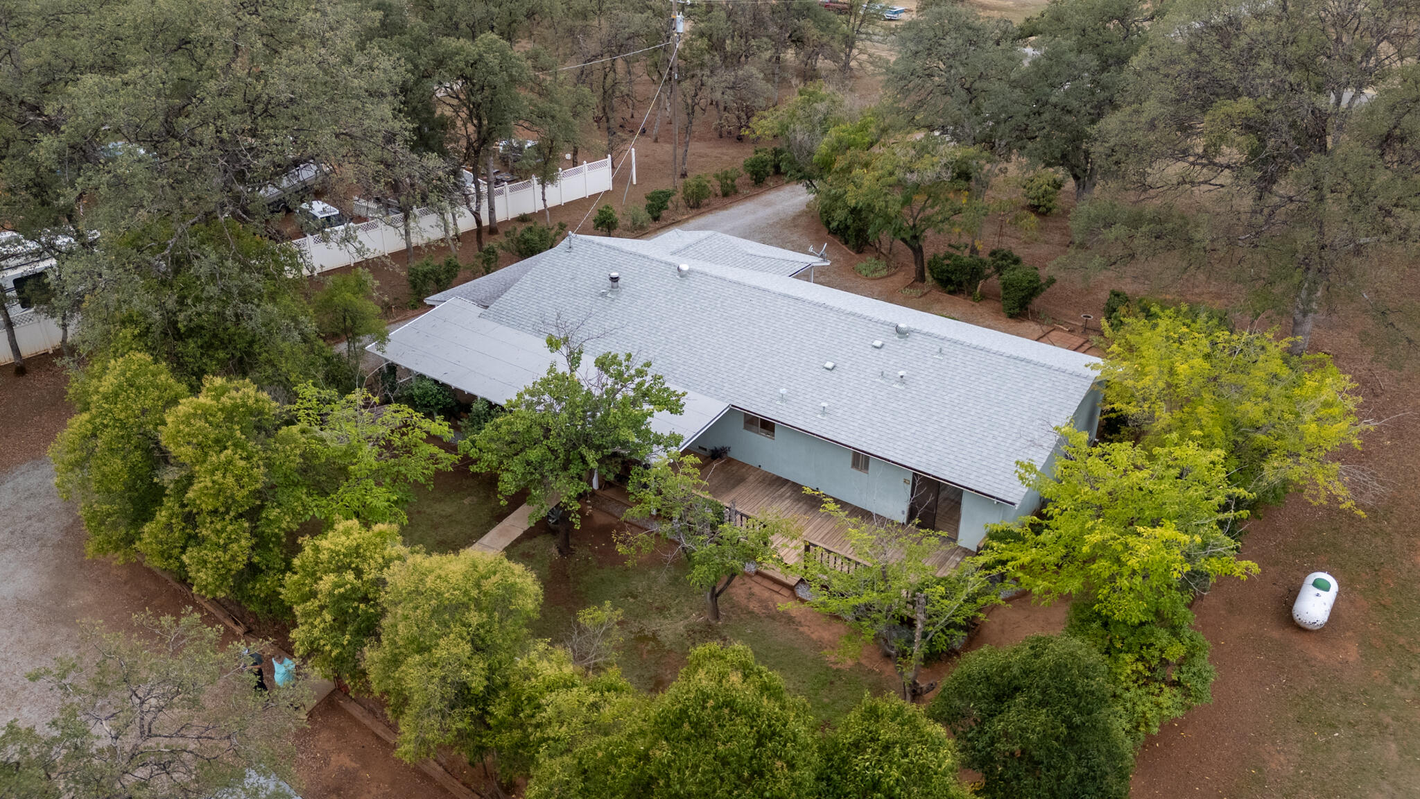 9807 Logan Road Palo Cedro, CA 96073 - Photo 26 of 53 an aerial view of a house with a yard