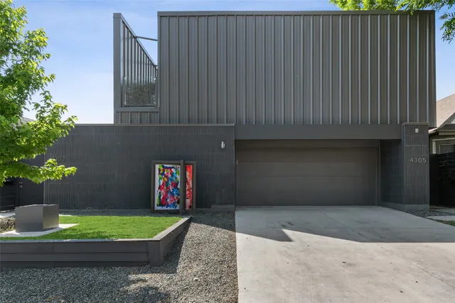 a view of outdoor space with front door