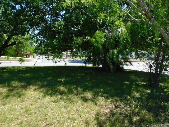 a view of yard with green space
