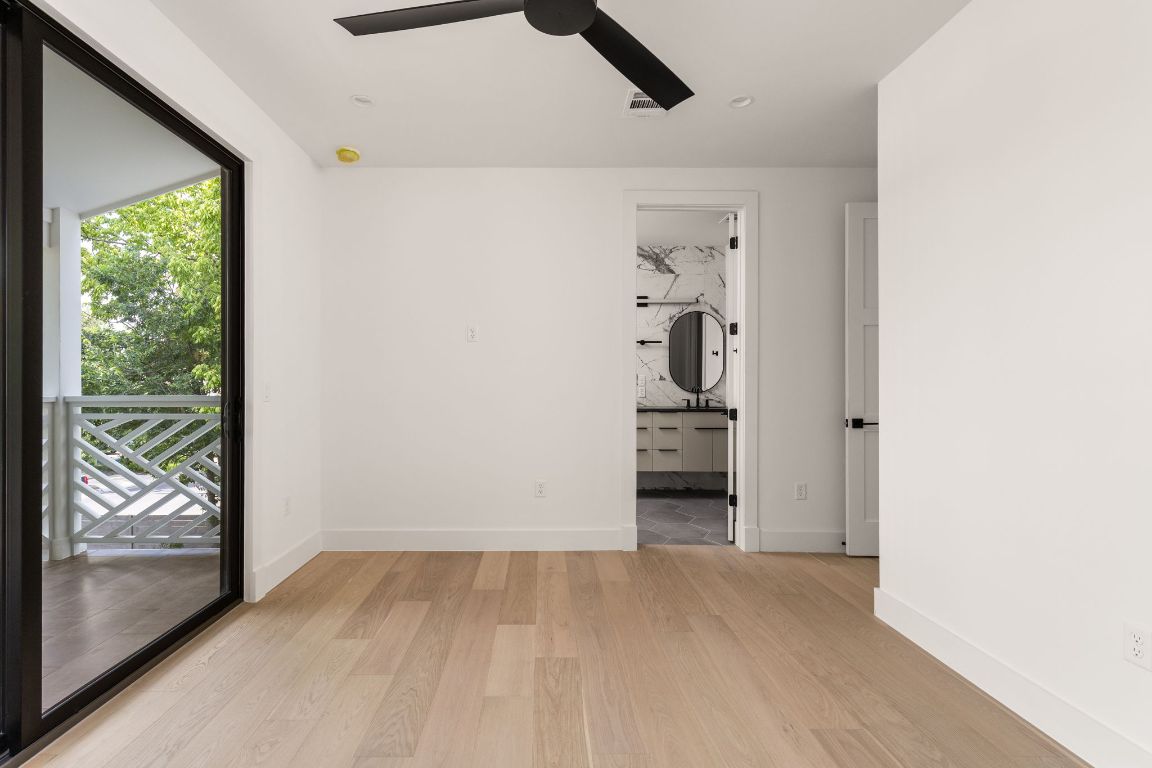 2707 Stacy Lane, Unit 1 Austin, TX 78704 - Photo 20 of 40 wooden floor in an empty room