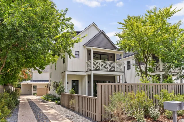 a front view of a house with a porch
