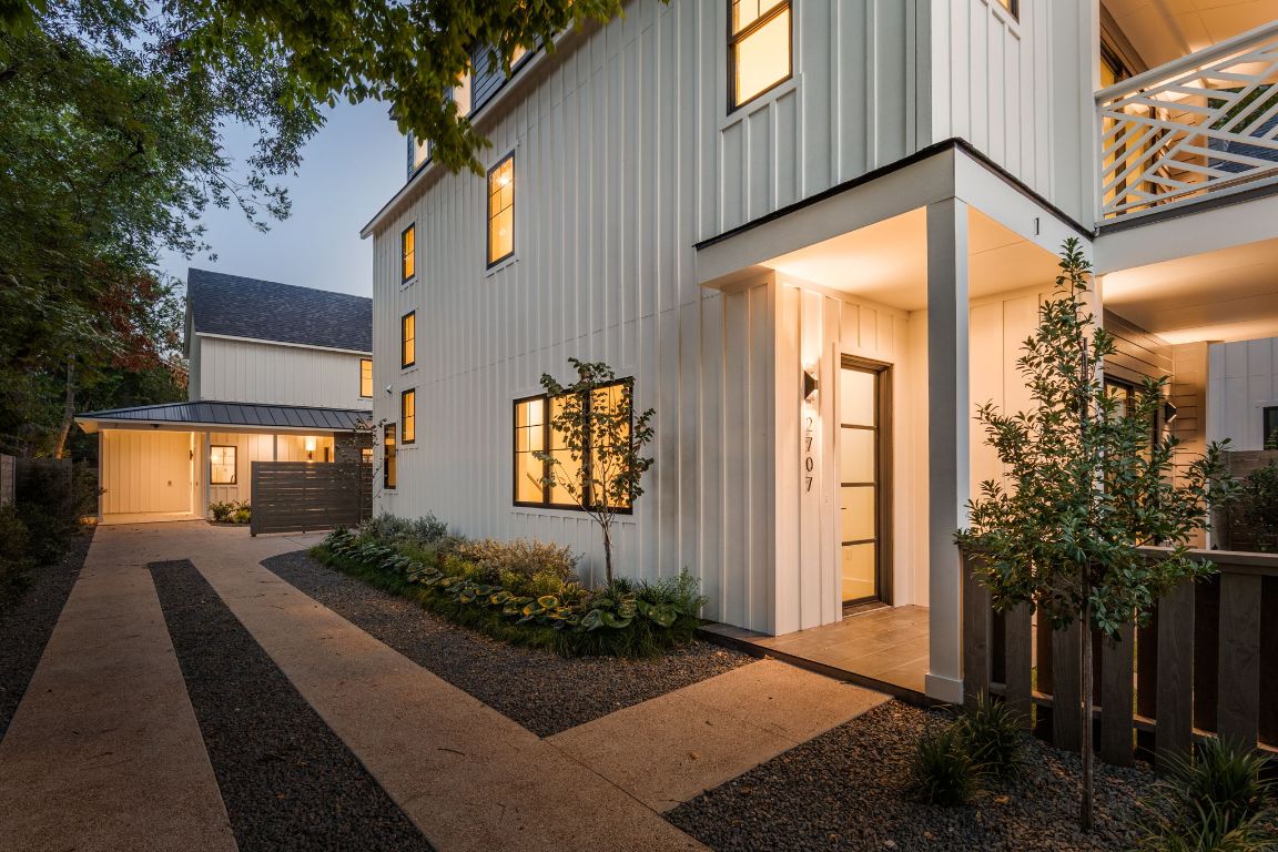 2707 Stacy Lane, Unit 1 Austin, TX 78704 - Photo 38 of 40 a view of a house with a yard