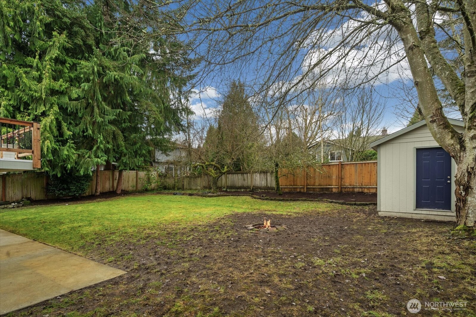 20702 11th Drive Southeast Bothell, WA 98012 - Photo 35 of 38 a view of a backyard with large trees