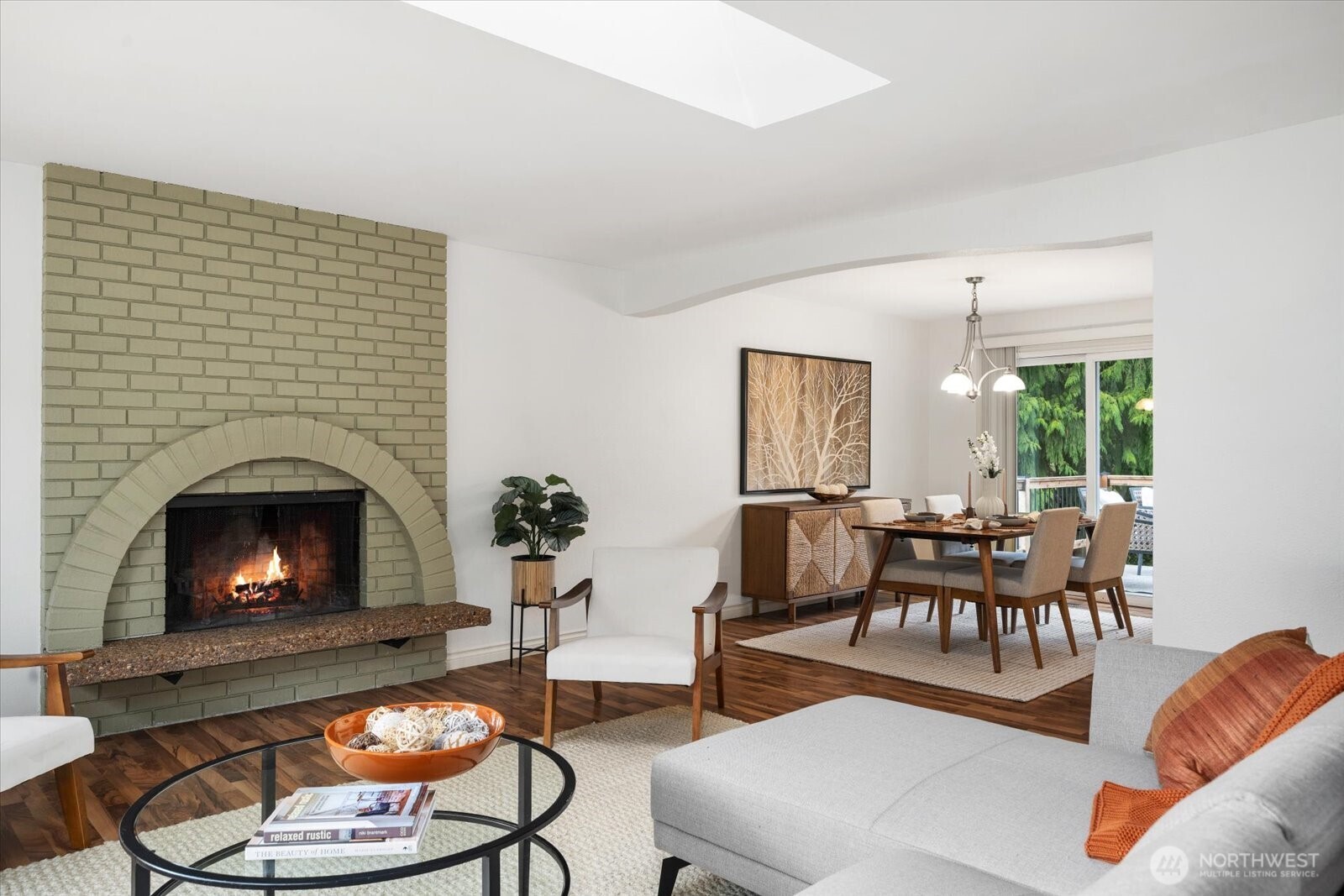 20702 11th Drive Southeast Bothell, WA 98012 - Photo 6 of 38 a living room with furniture and a fireplace