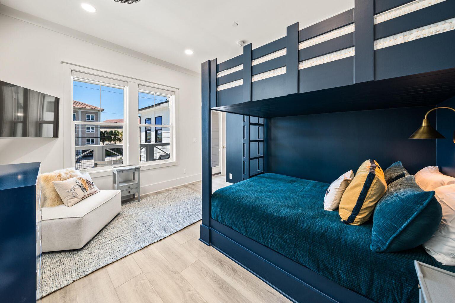 21524 Front Beach Road Panama City Beach, FL 32413 - Photo 50 of 73 a bedroom with a bed and walk in closet