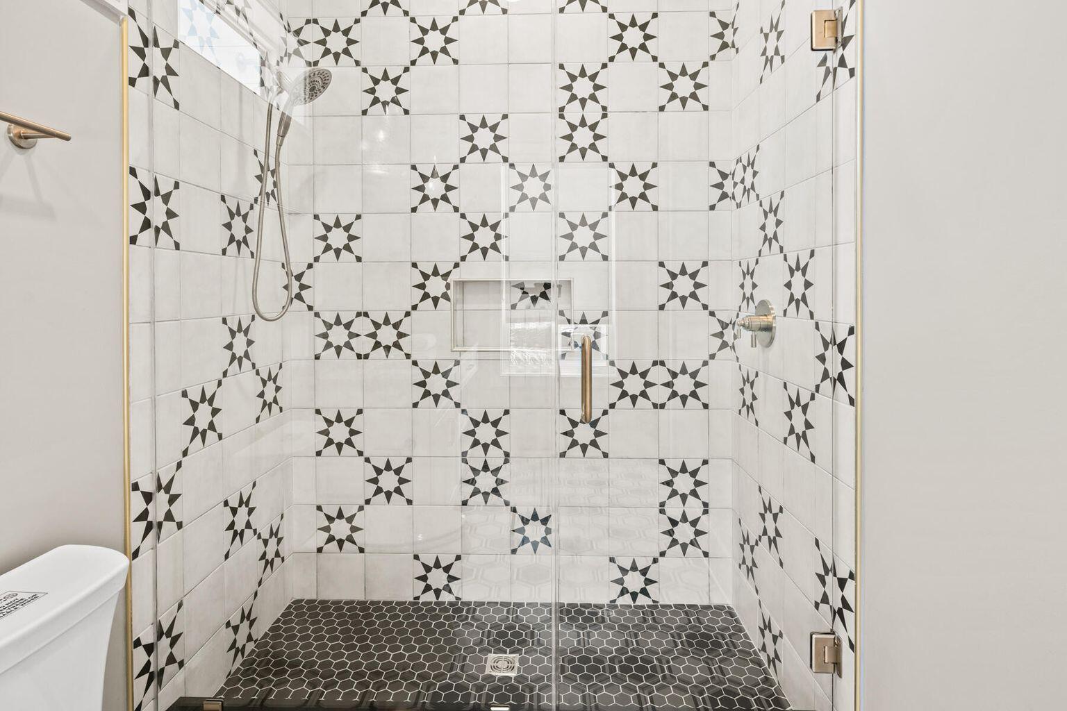 21524 Front Beach Road Panama City Beach, FL 32413 - Photo 57 of 73 a bathroom with a shower