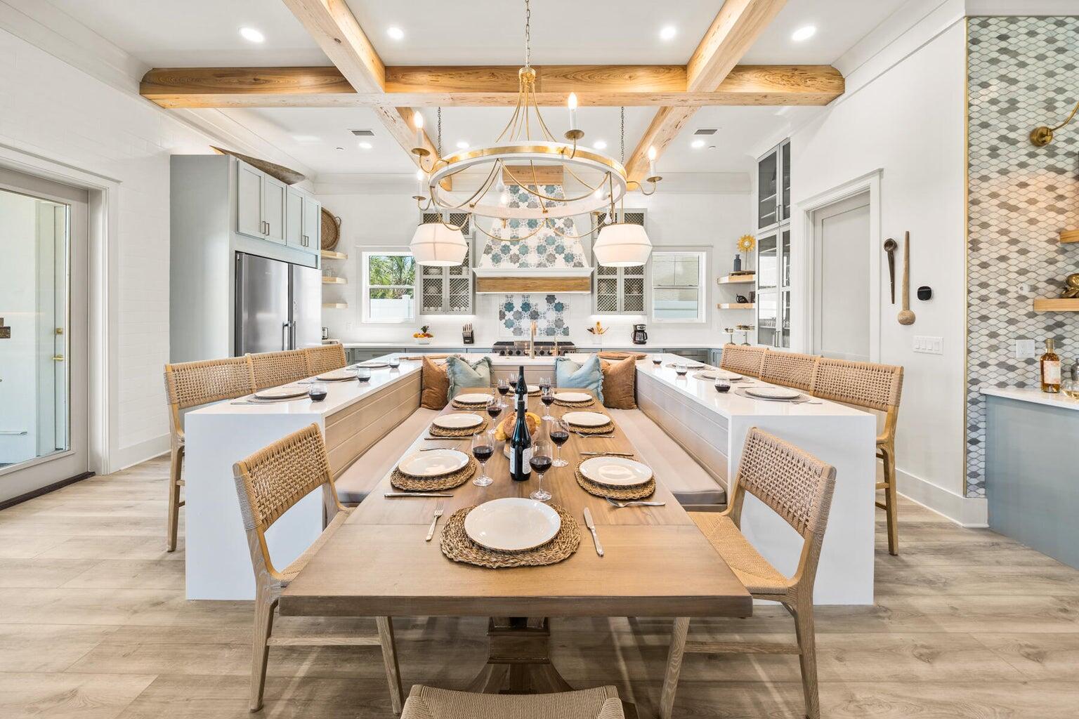 21524 Front Beach Road Panama City Beach, FL 32413 - Photo 10 of 73 a view of a dining room and livingroom view