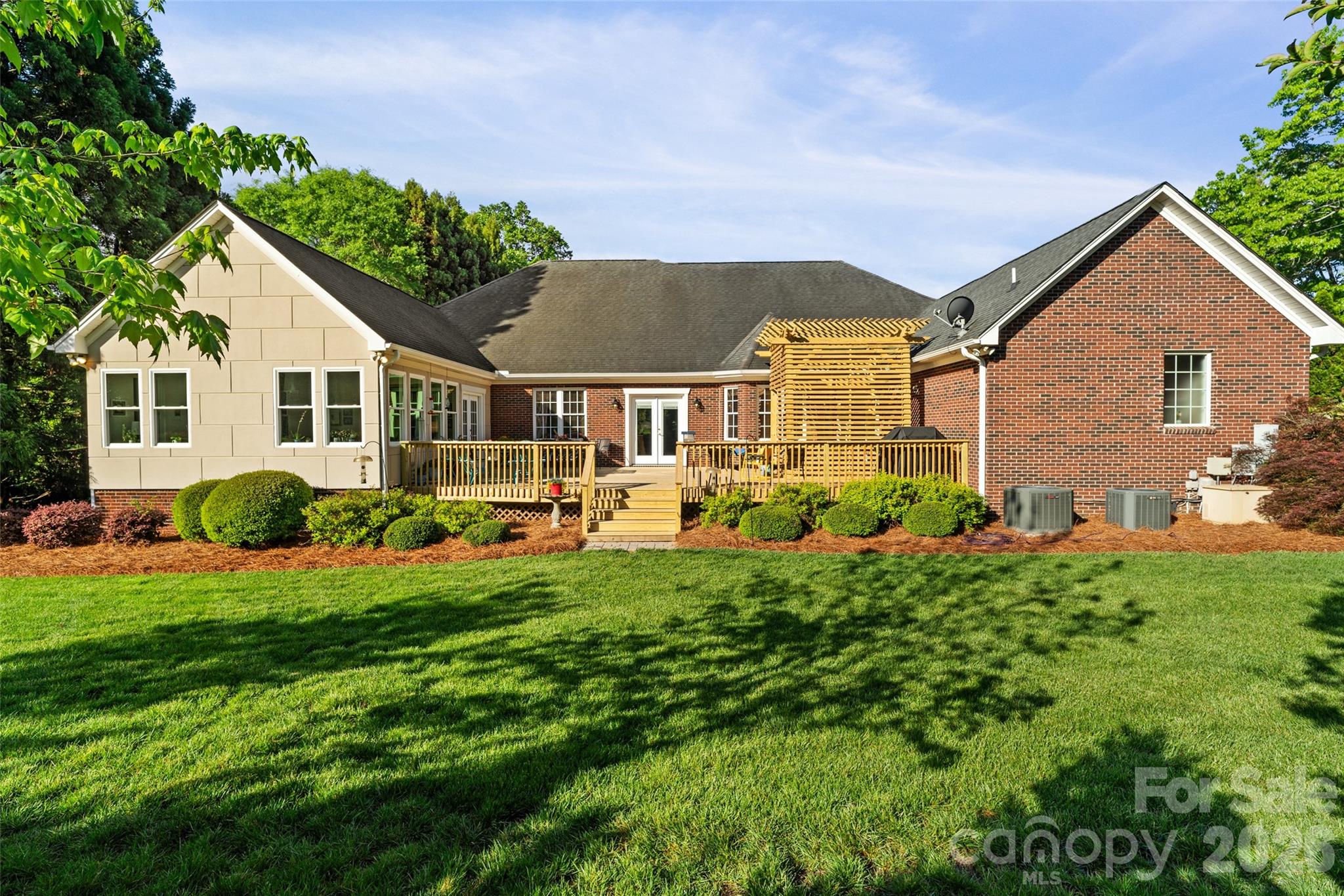 1701 South Point Road Belmont, NC 28012 - Photo 34 of 44 a house view with a garden space