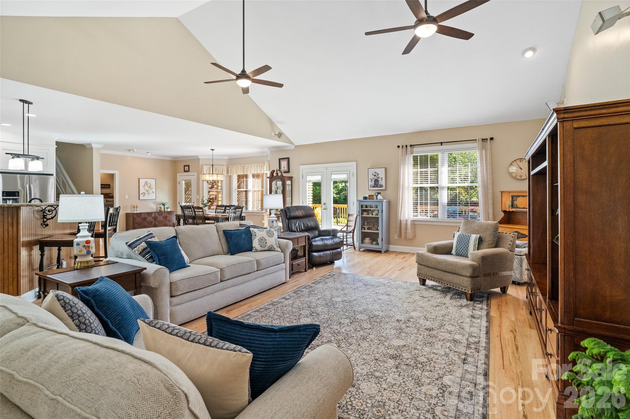 1701 South Point Road Belmont, NC 28012 - Photo 8 of 44 a living room with furniture ceiling fan and a window