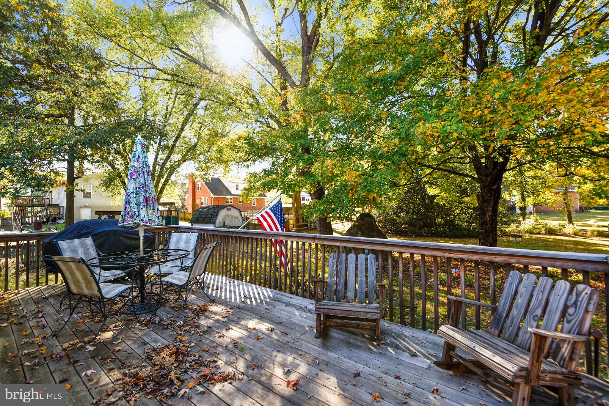 7978 Holly Road Pasadena, MD 21122 - Photo 6 of 29 Generously sized deck