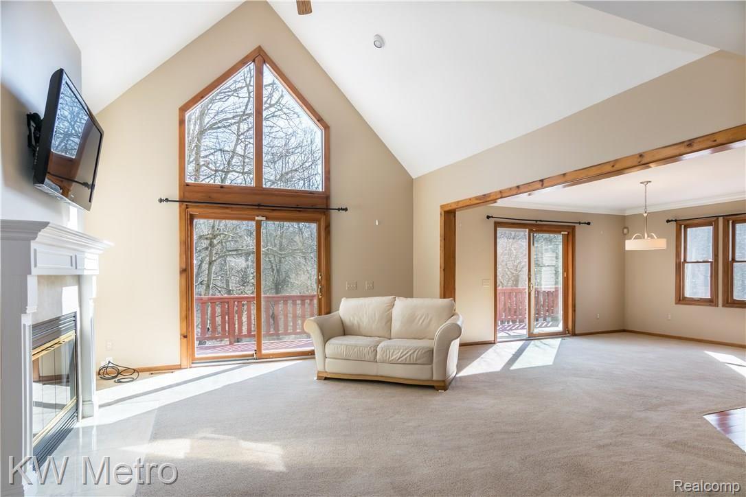 2211 West Wardlow Road Highland, MI 48357 - Photo 53 of 53 Open floor plan of living & dining rooms.