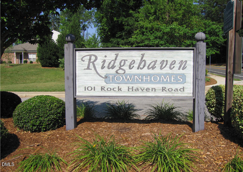 101 Rock Haven Road, Unit E502 Carrboro, NC 27510 - Photo 14 of 16 a sign on the side of a building
