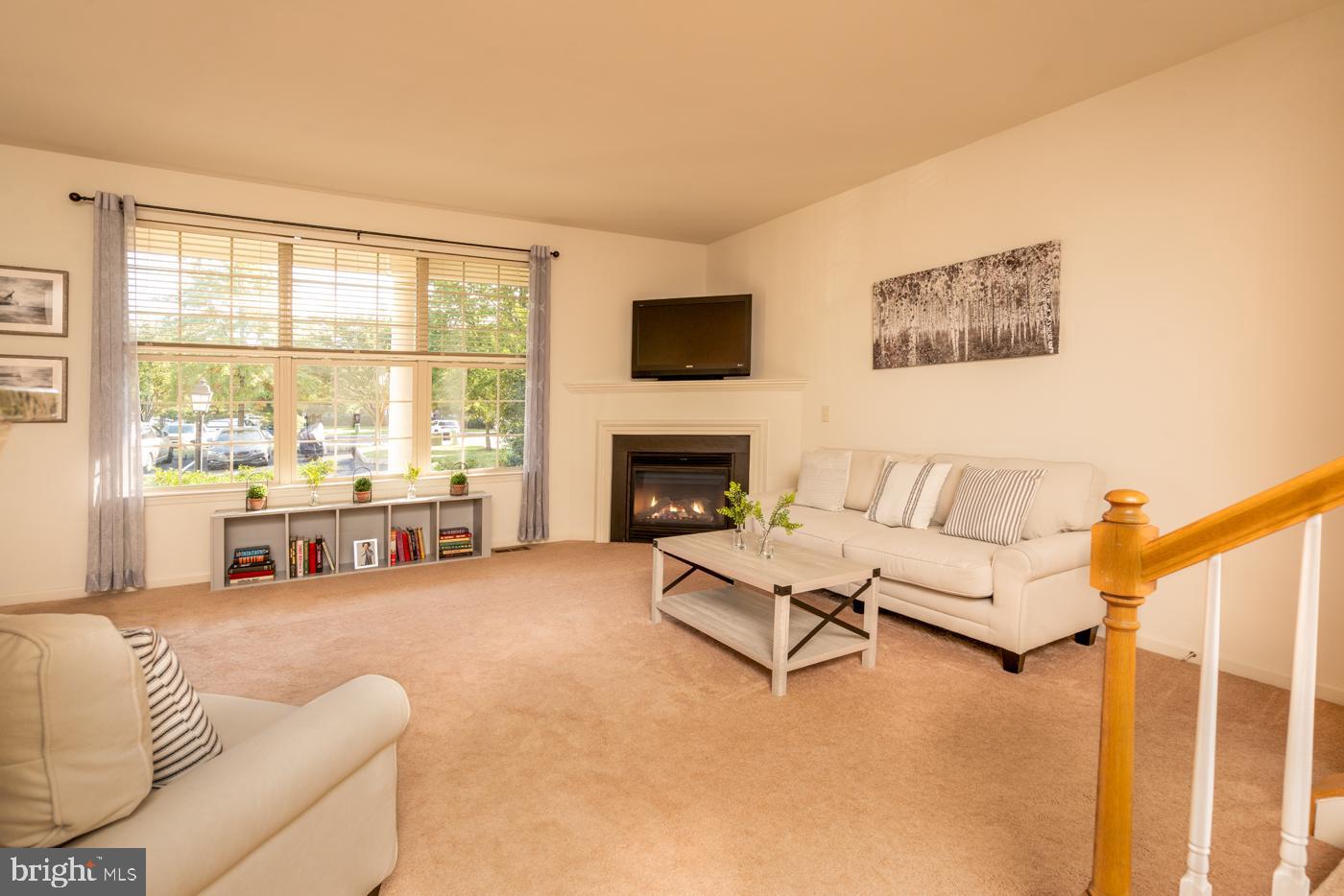 209 Blueberry Court Perkasie, PA 18944 - Photo 8 of 23 a living room with furniture and a fireplace