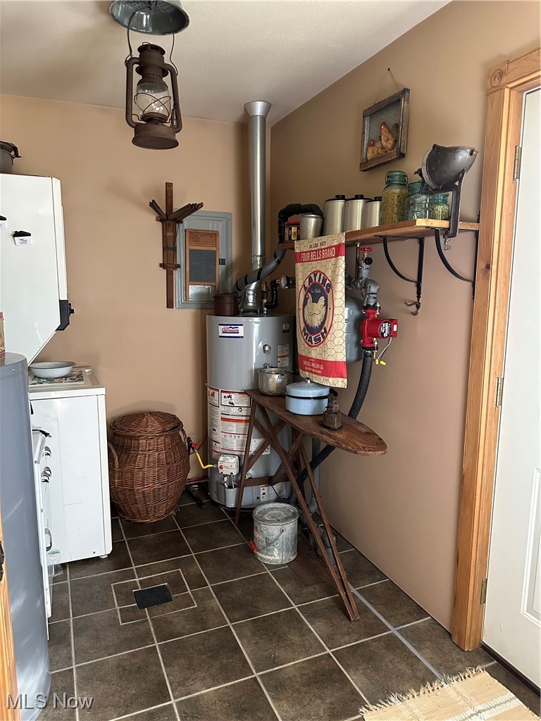 48864 Dry Ridge Road Clarington, OH 43915 - Photo 26 of 49 Utilities with water heater and washer / dryer