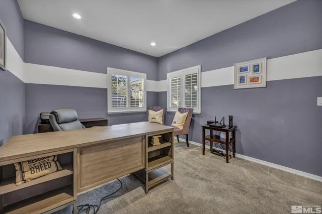 a room with furniture and window