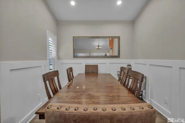 a view of kitchen with cabinets
