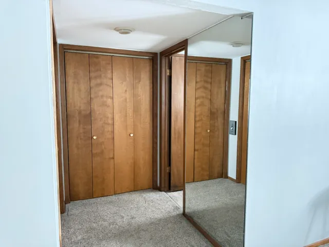 a view of closet area