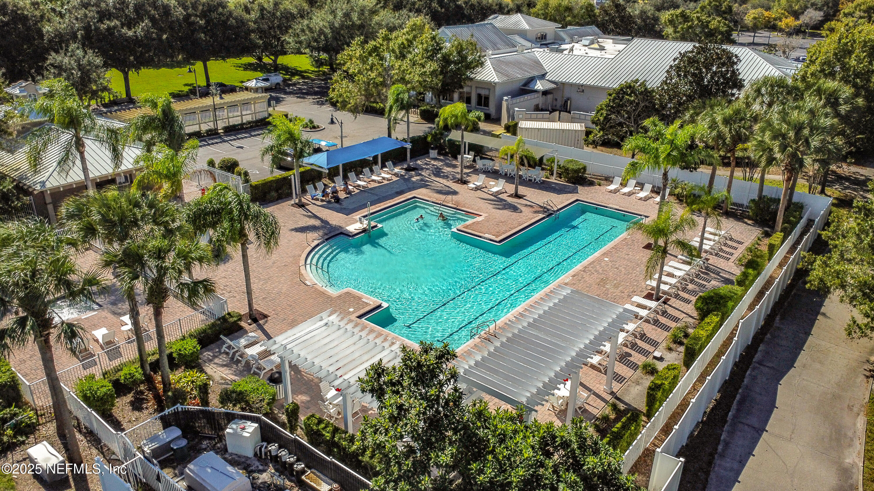 3473 Middlebrook Place St. Cloud, FL 34773 - Photo 29 of 32 an aerial view of a house with garden space and street view