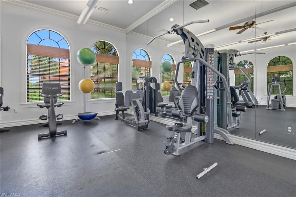 1326 Corso Palermo Court, Unit 3 Naples, FL 34105 - Photo 30 of 33 a view of a room with gym equipment